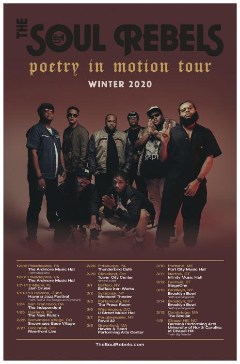 The Soul Rebels - Poetry in Motion Tour