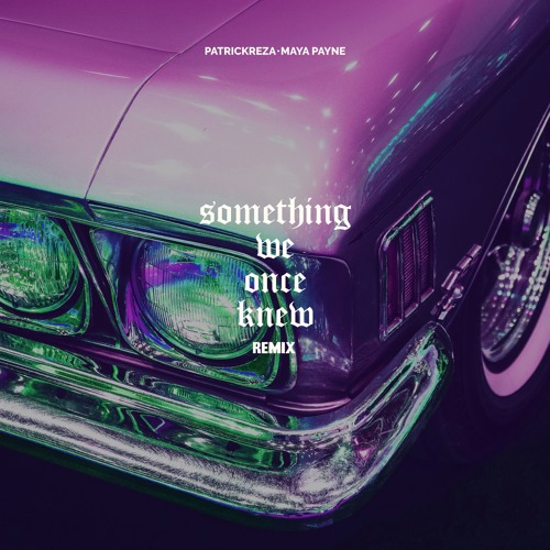 PatrickReza & Maya Payne - Something We Once Knew (Remix)