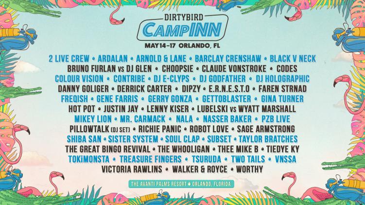 dirtybird campinn