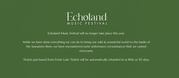 Echoland Festival Spirit of the Suwannee