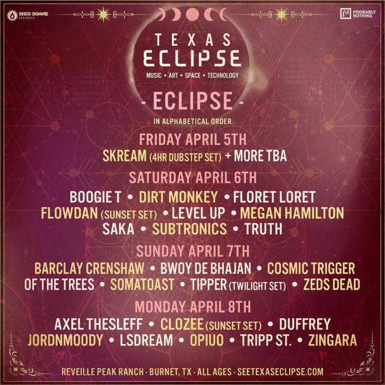 texas eclipse festival