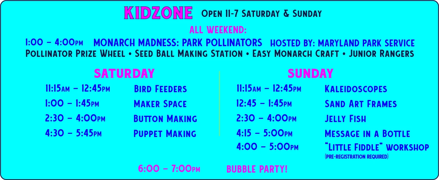 annapolis baygrass festival kidzone