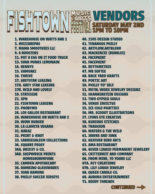 Fishtown Music and Arts Festival