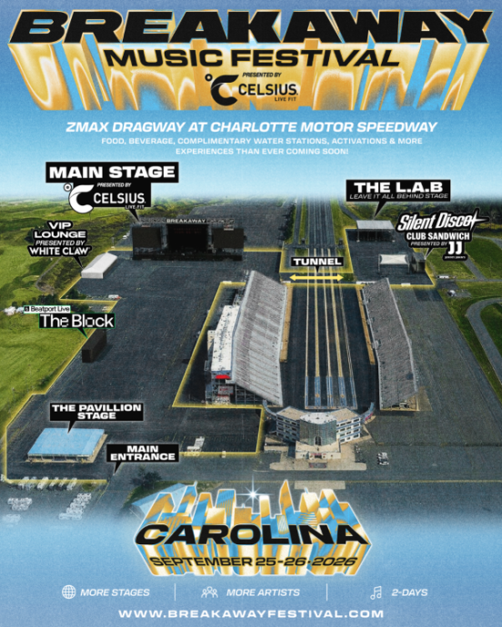 Breakaway Carolina 2026 Map
