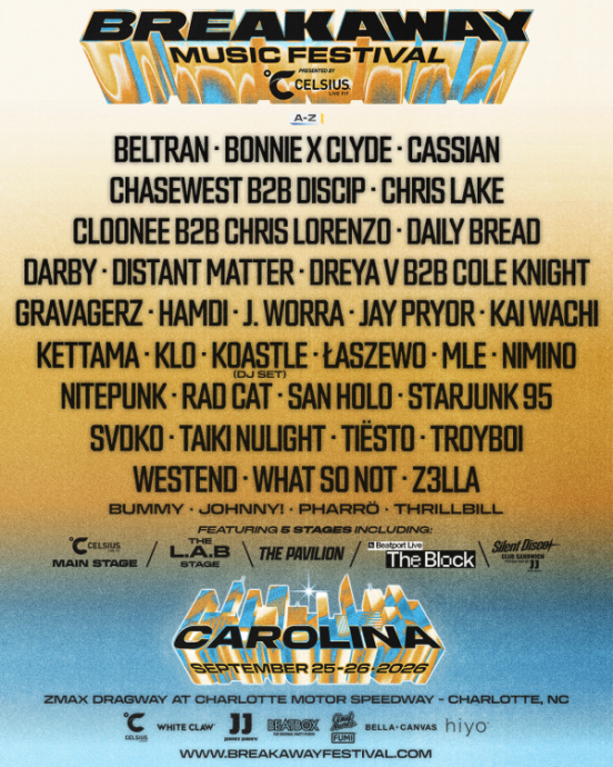Breakaway Carolina 2026 Lineup